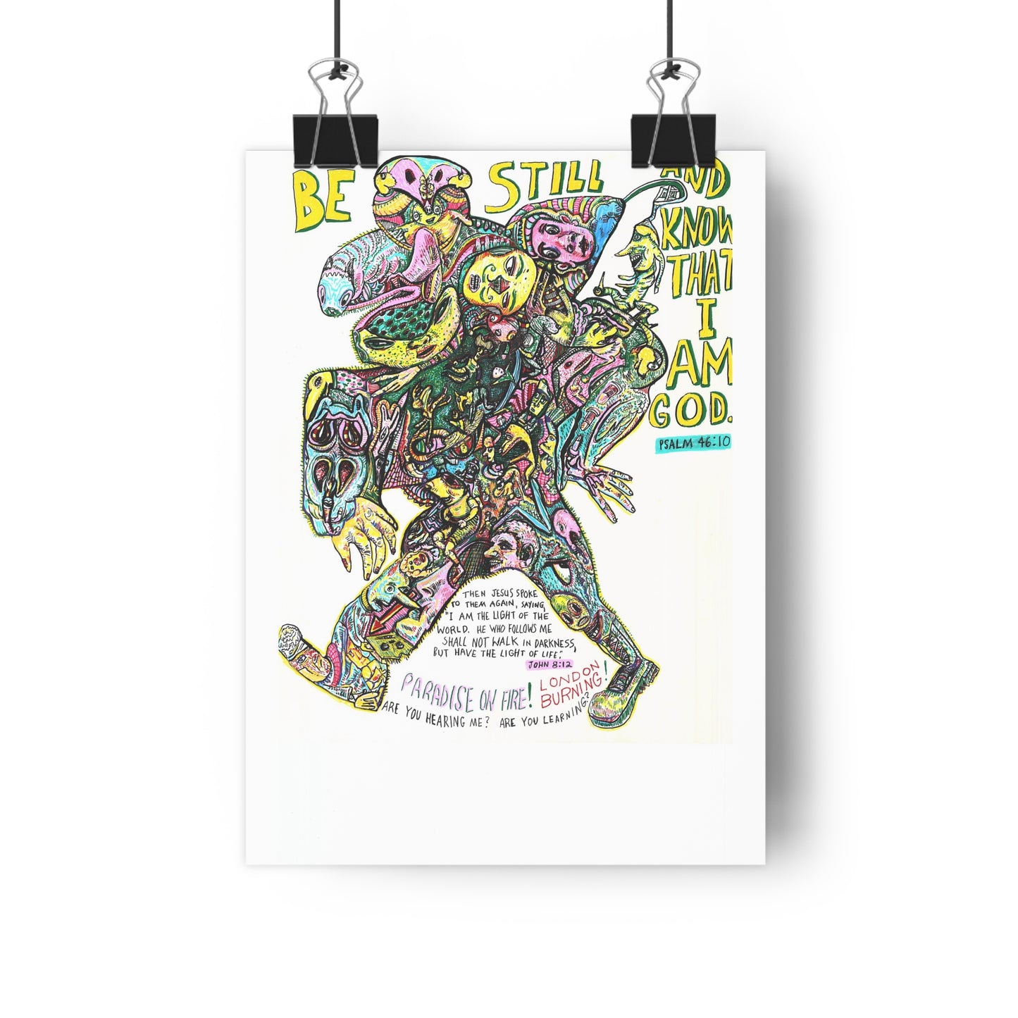 Psalm 46:10 - Giclee Print